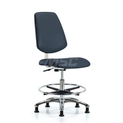 Task Chair: Vinyl, Imperial Blue