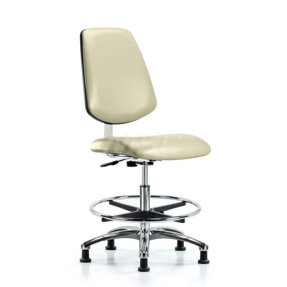 Task Chair: Vinyl, Adobe White