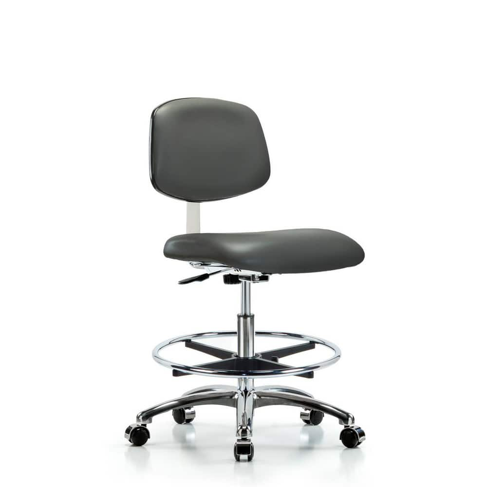 Task Chair: Vinyl, Carbon