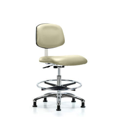 Task Chair: Vinyl, Adobe White