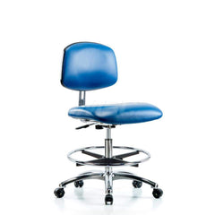 Task Chair: ESD Vinyl, Blue