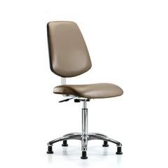 Task Chair: Vinyl, Taupe