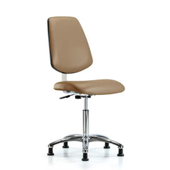 Task Chair: Vinyl, Taupe