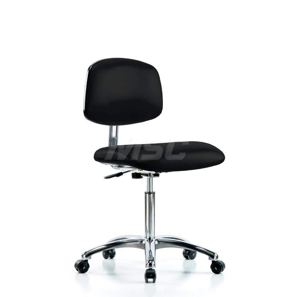 Task Chair: ESD Vinyl, Black