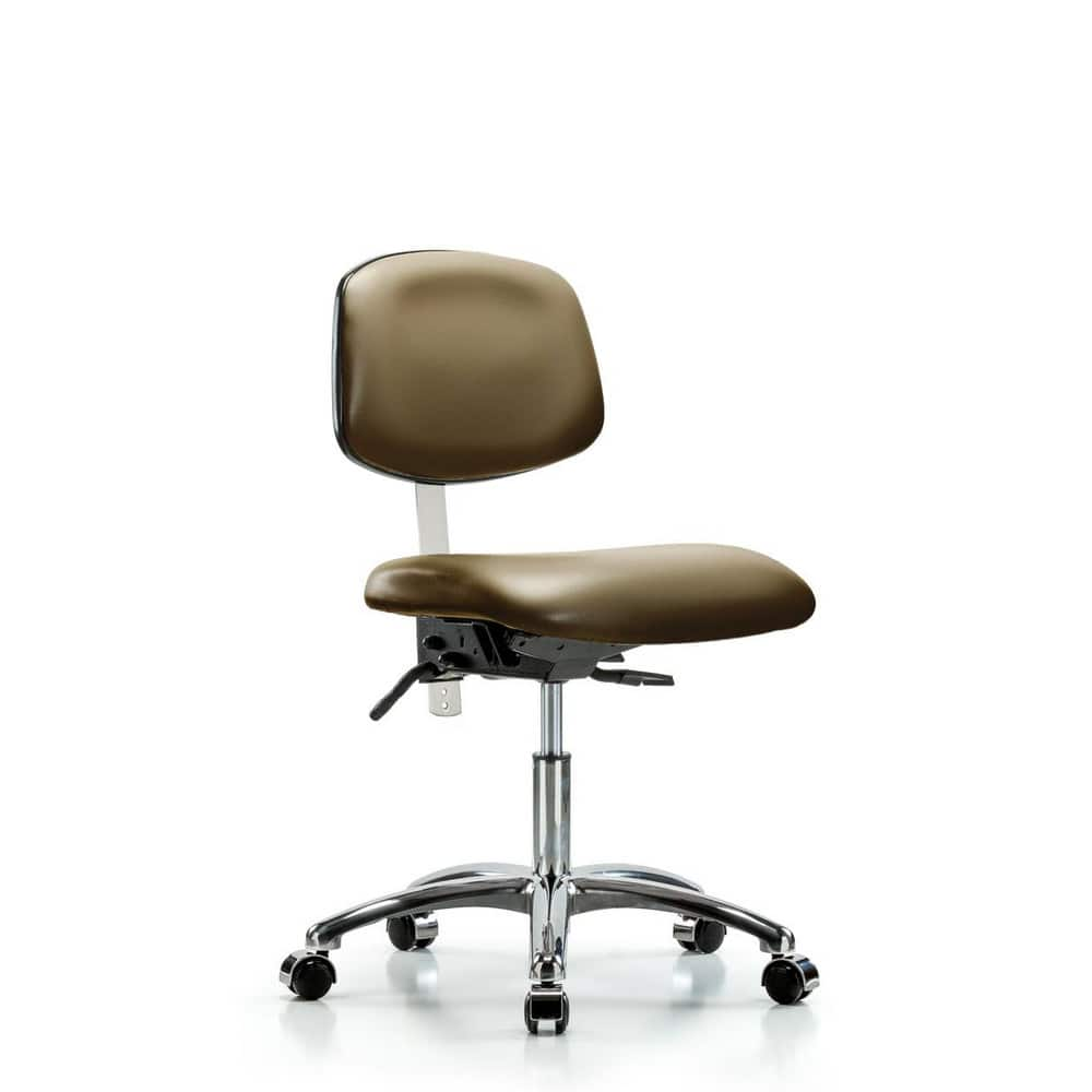 Task Chair: Vinyl, Taupe