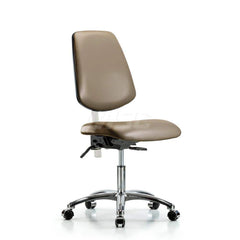 Task Chair: Vinyl, Taupe