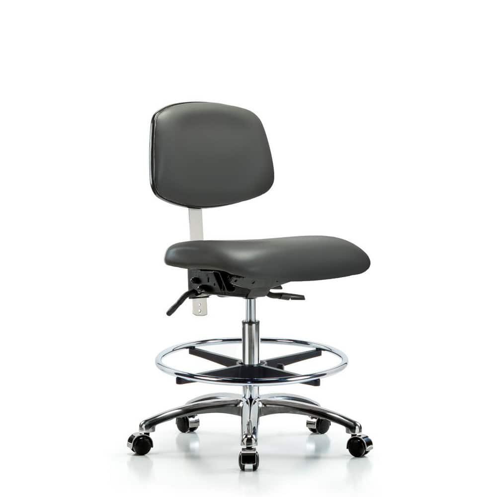 Task Chair: Vinyl, Carbon