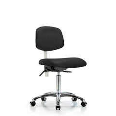 Task Chair: Vinyl, Black