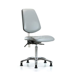 Task Chair: Vinyl, Dove