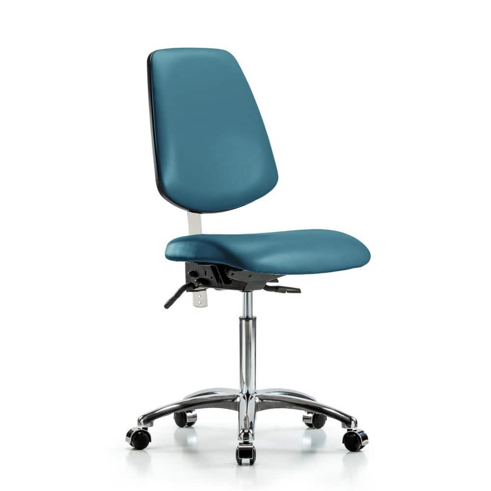 Task Chair: Vinyl, Marine Blue