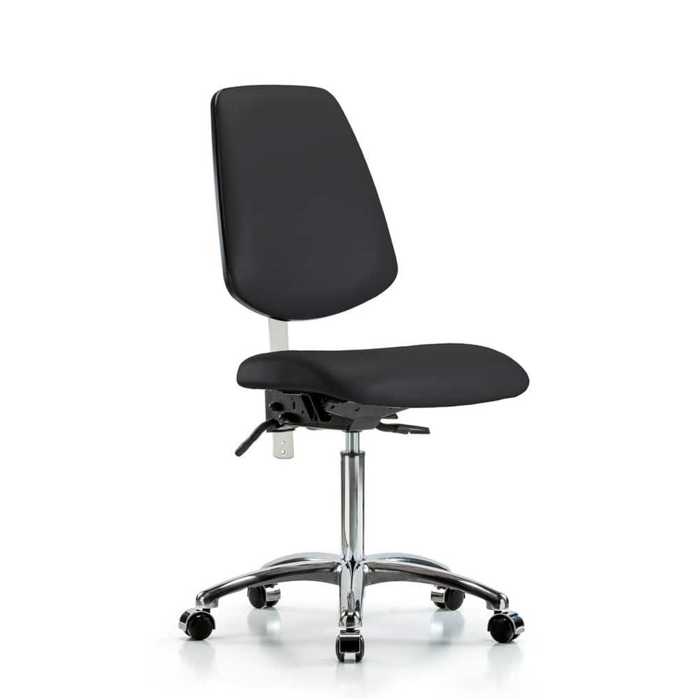 Task Chair: Vinyl, Black