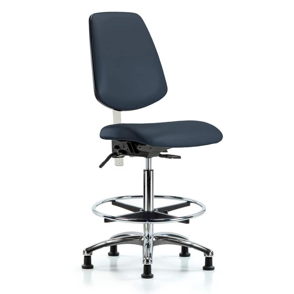 Task Chair: Vinyl, Imperial Blue