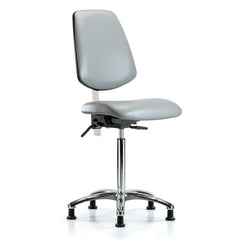 Task Chair: Vinyl, Dove