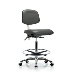 Task Chair: Vinyl, Carbon