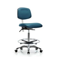 Task Chair: Vinyl, Marine Blue