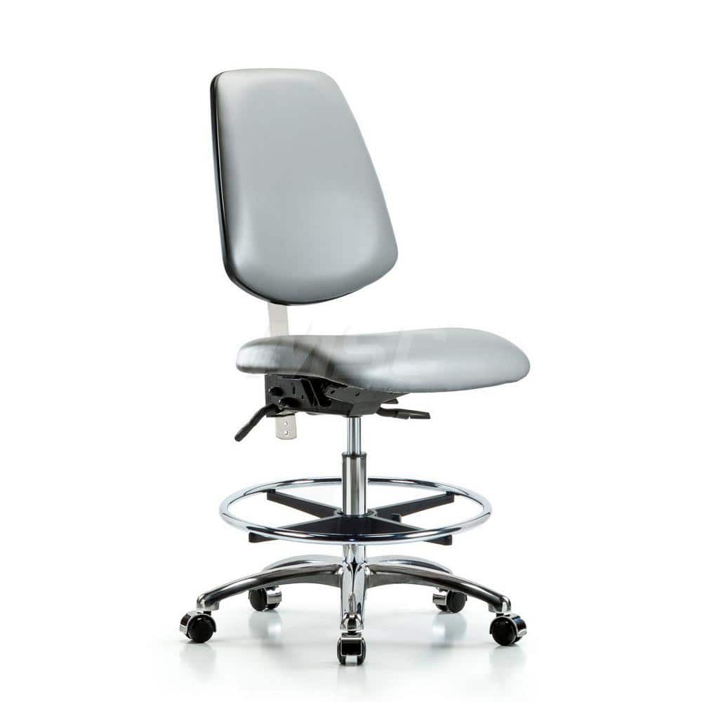 Task Chair: Vinyl, Sterling