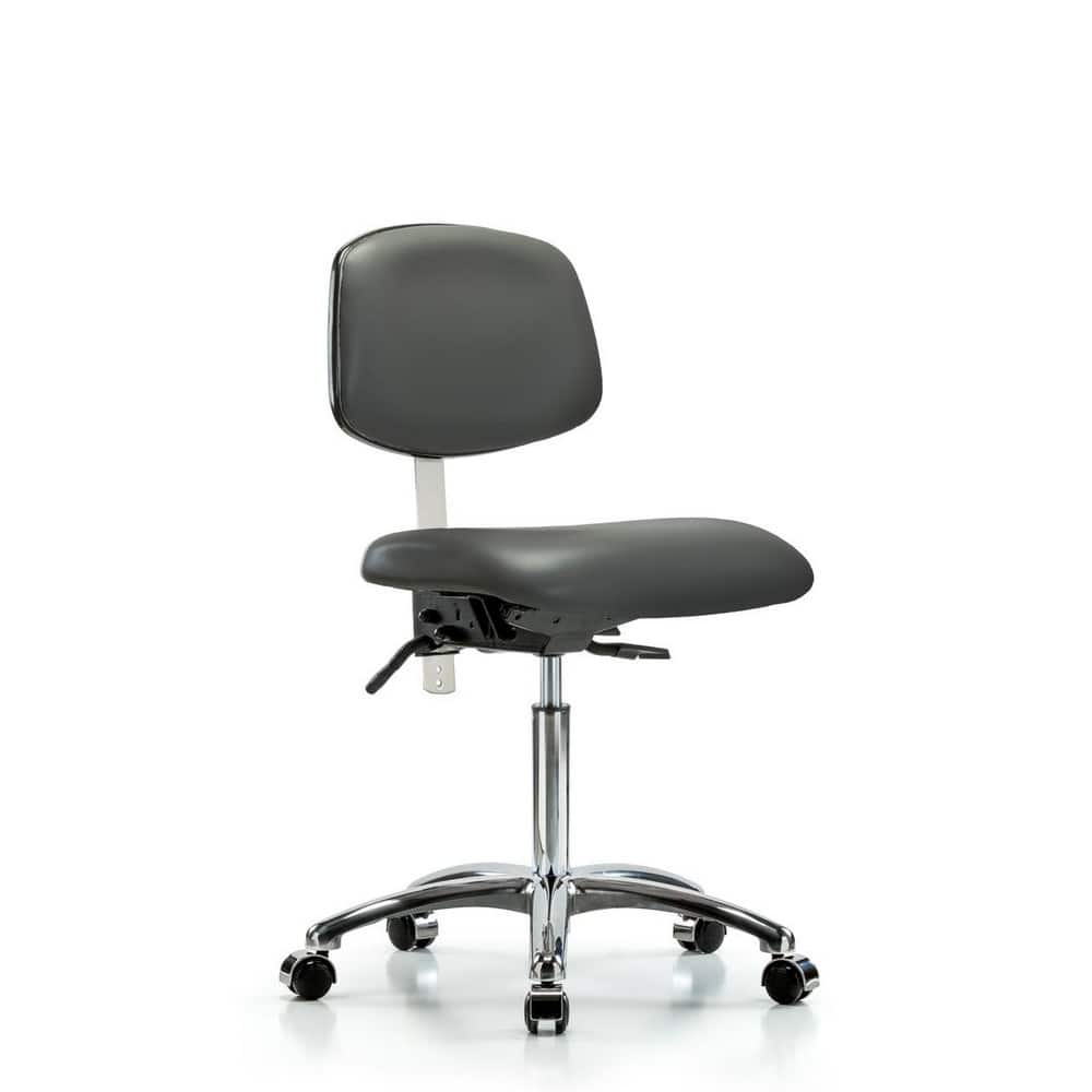 Task Chair: Vinyl, Carbon