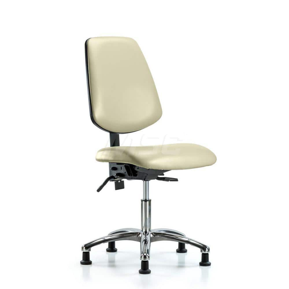 Task Chair: Vinyl, Adobe White