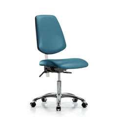 Task Chair: Vinyl, Marine Blue