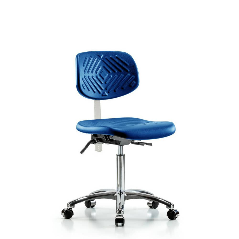 Task Chair: Polyurethane, Blue