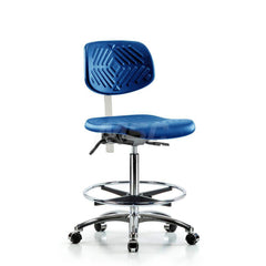 Task Chair: Polyurethane, Blue