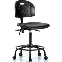 Task Chair: Polyurethane, Black