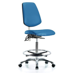 Task Chair: ESD Vinyl, Blue