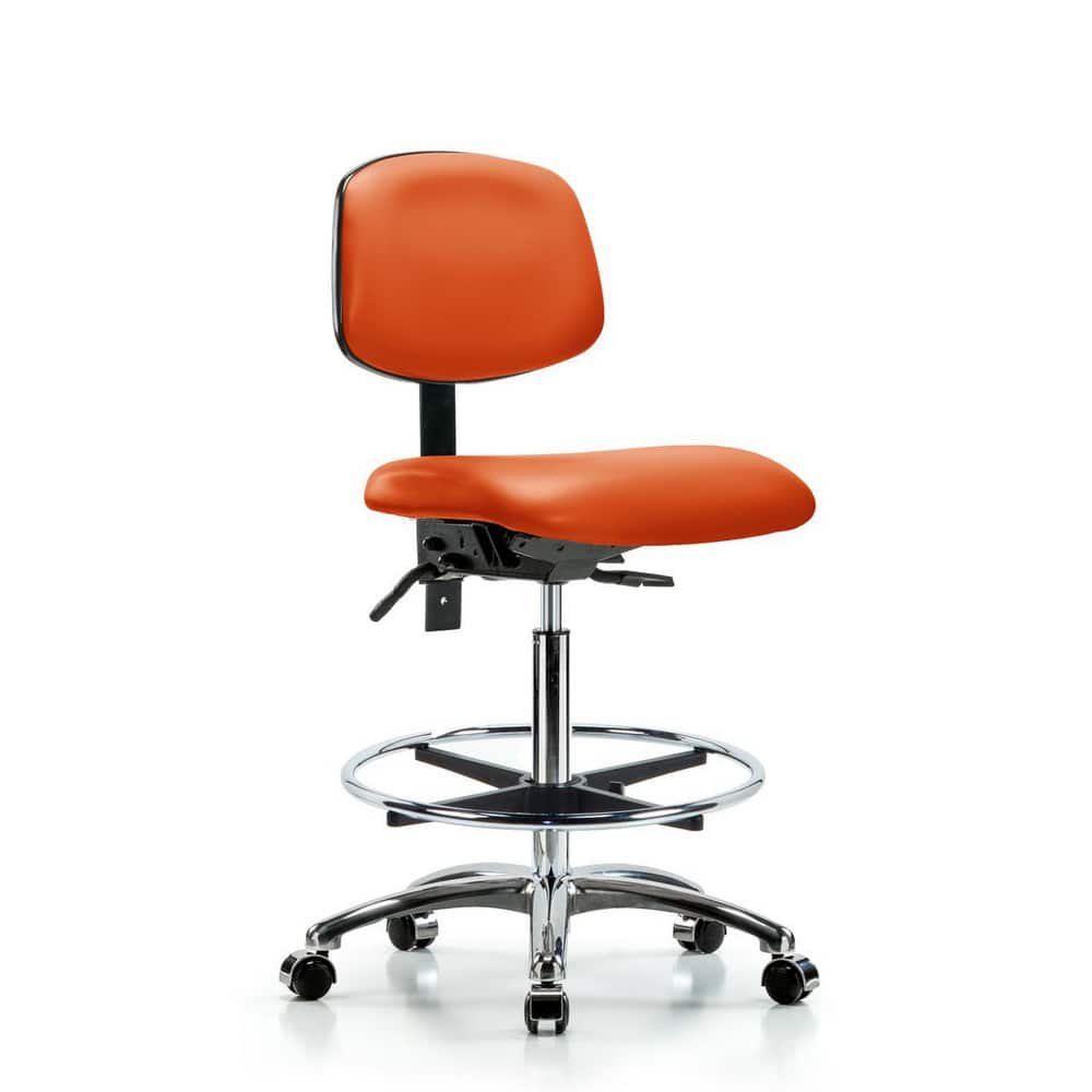 Task Chair: Vinyl, Orange Kist