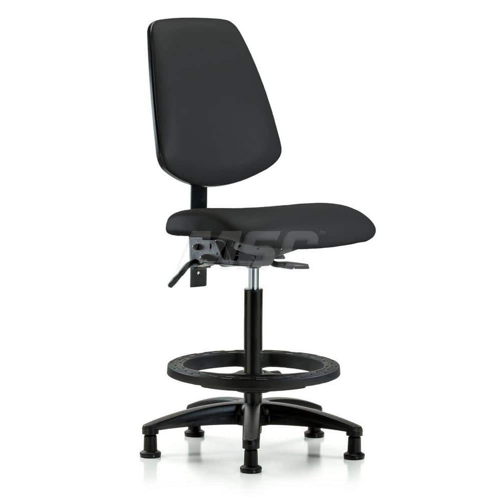 Task Chair: Vinyl, Black