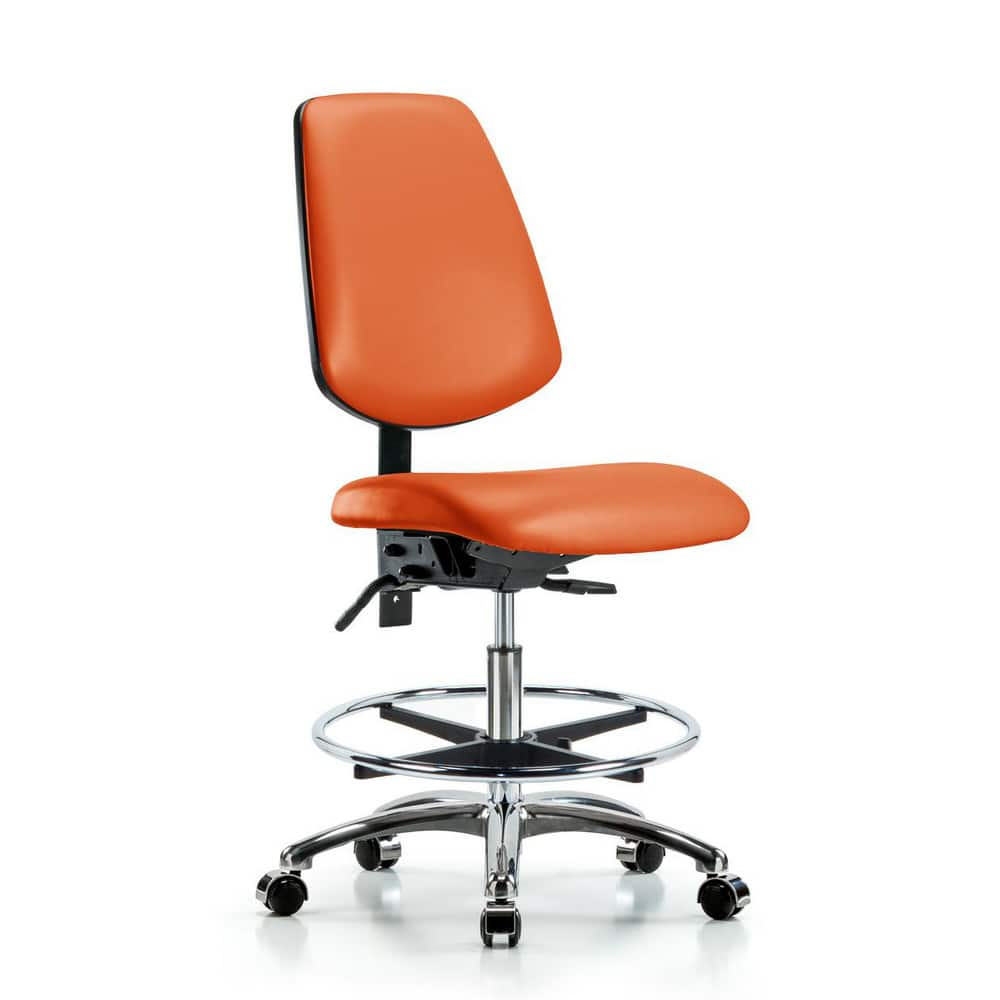 Task Chair: Vinyl, Orange Kist