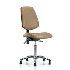 Task Chair: Vinyl, Taupe