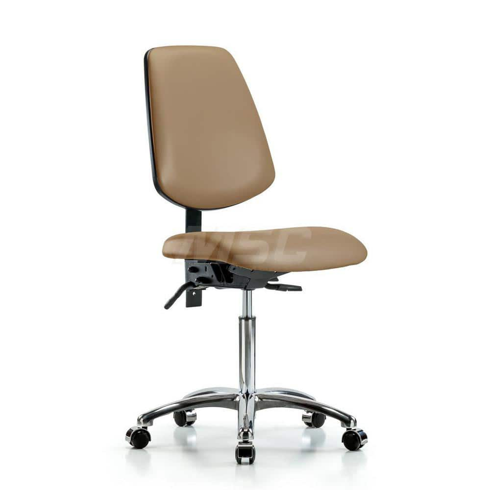 Task Chair: Vinyl, Taupe