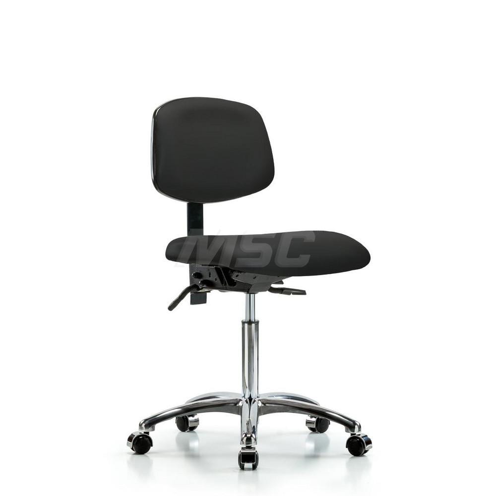 Task Chair: Vinyl, Black