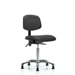 Task Chair: Vinyl, Charcoal