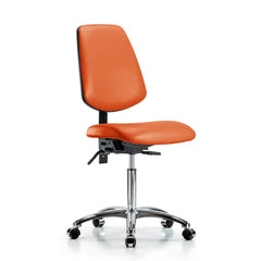 Task Chair: Vinyl, Orange Kist