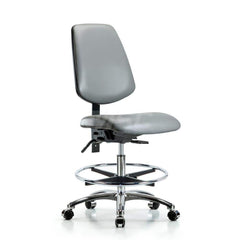 Task Chair: Vinyl, Sterling