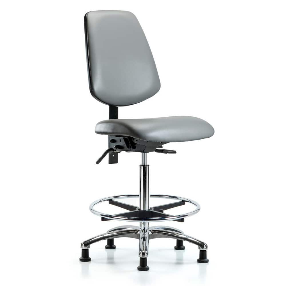 Task Chair: Vinyl, Sterling