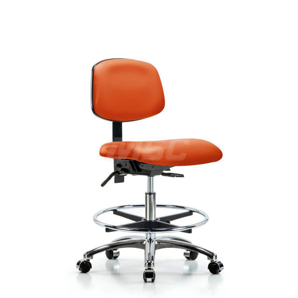 Task Chair: Vinyl, Orange Kist