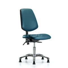 Task Chair: Vinyl, Marine Blue