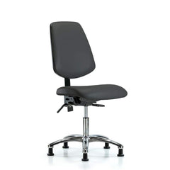 Task Chair: Vinyl, Charcoal