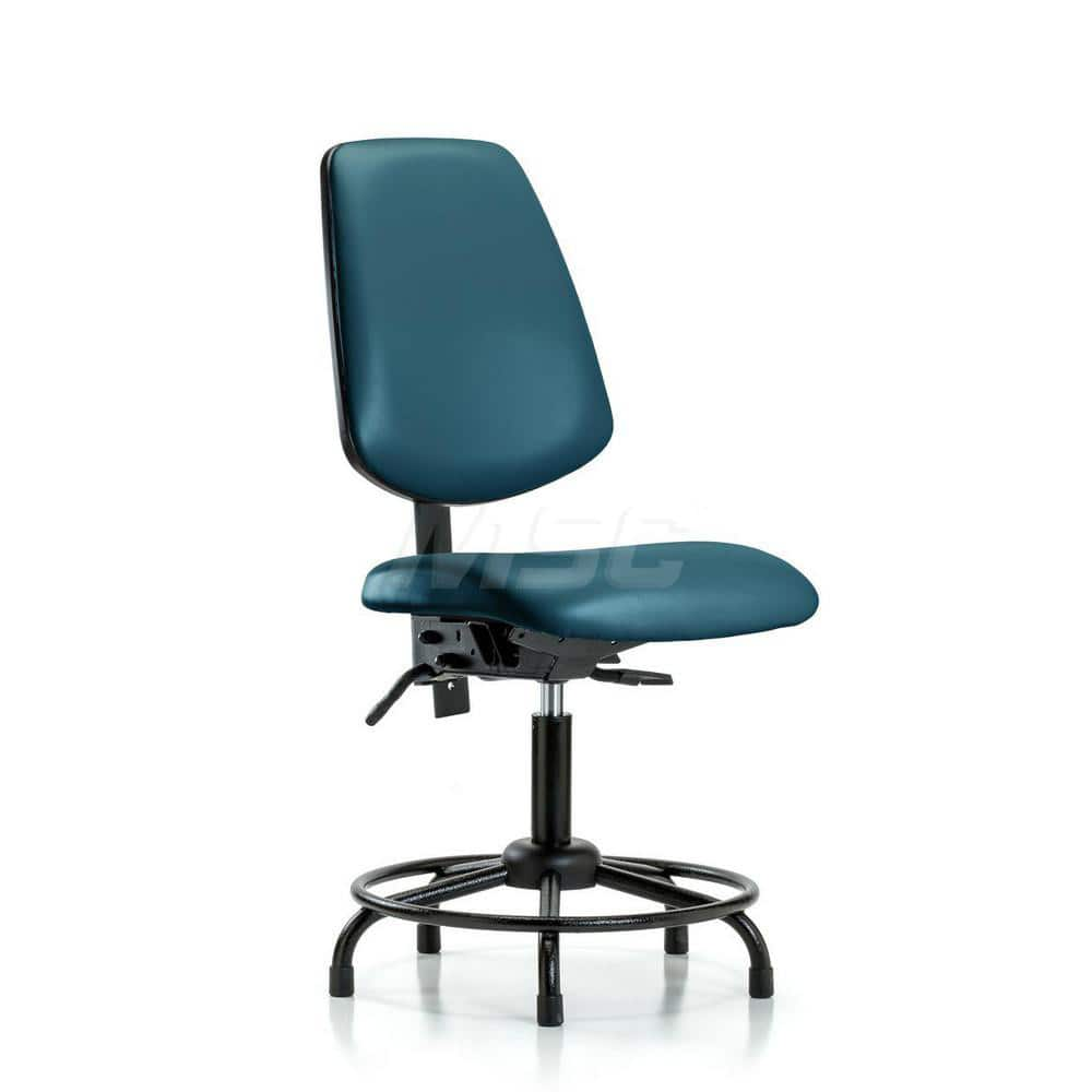 Task Chair: Vinyl, Marine Blue