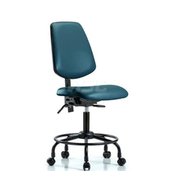 Task Chair: Vinyl, Marine Blue