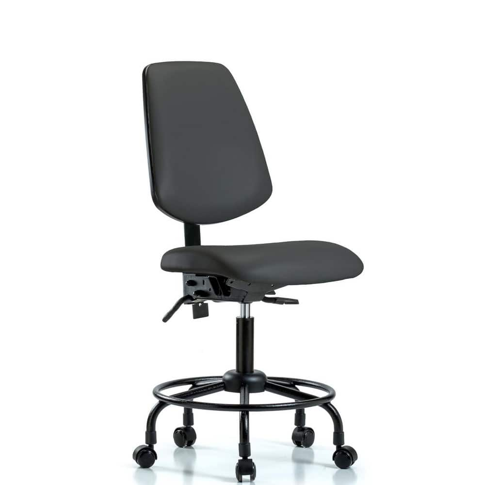 Task Chair: Vinyl, Charcoal