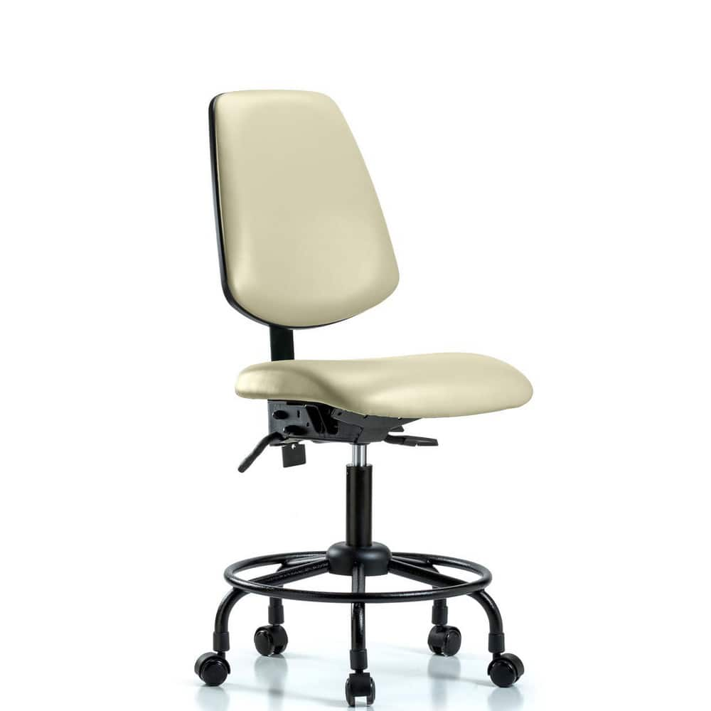 Task Chair: Vinyl, Adobe White