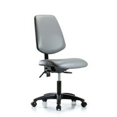 Task Chair: Vinyl, Sterling