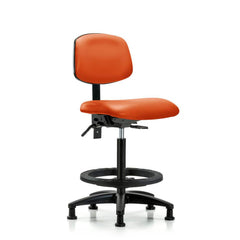 Task Chair: Vinyl, Orange Kist