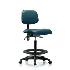 Task Chair: Vinyl, Marine Blue