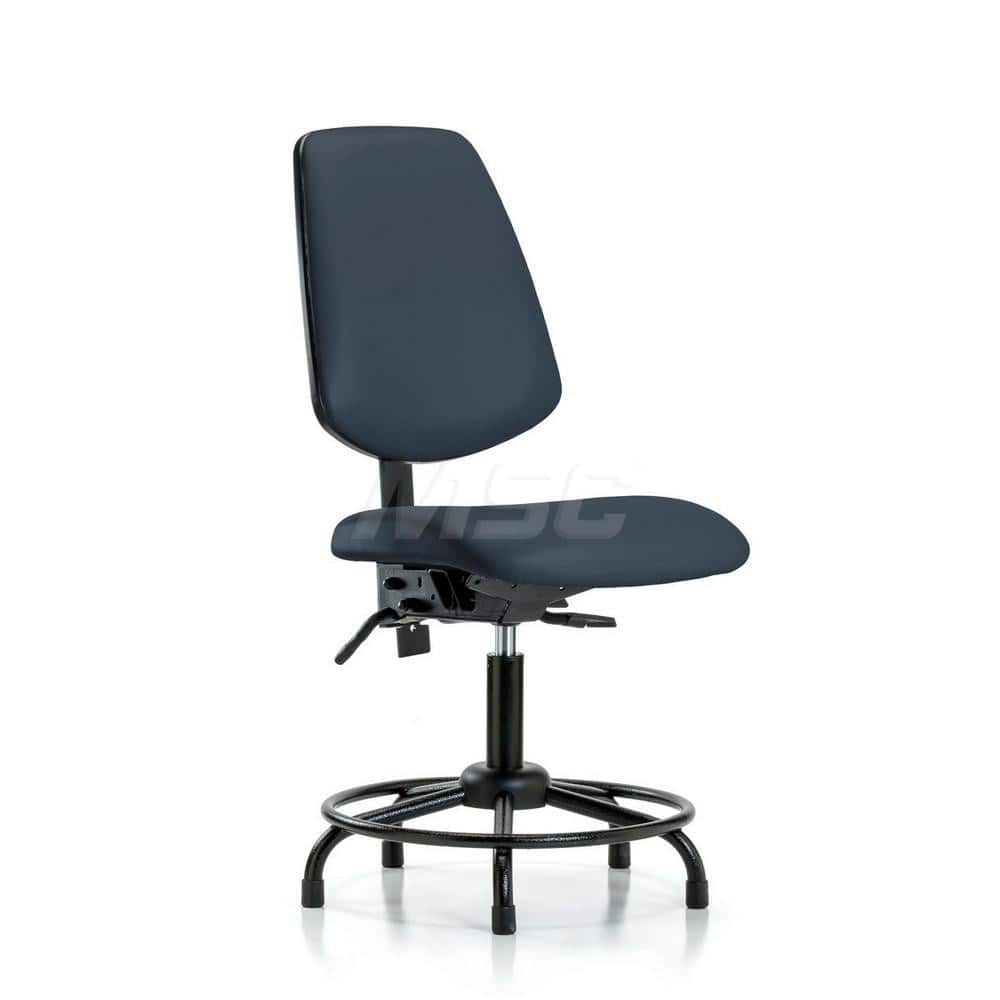 Task Chair: Vinyl, Imperial Blue