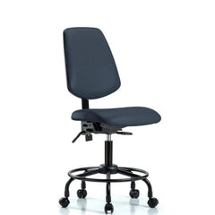 Task Chair: Vinyl, Imperial Blue