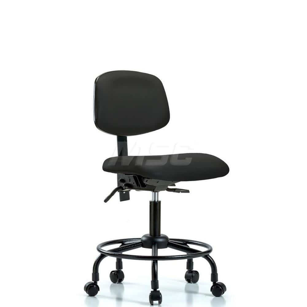 Task Chair: Vinyl, Black